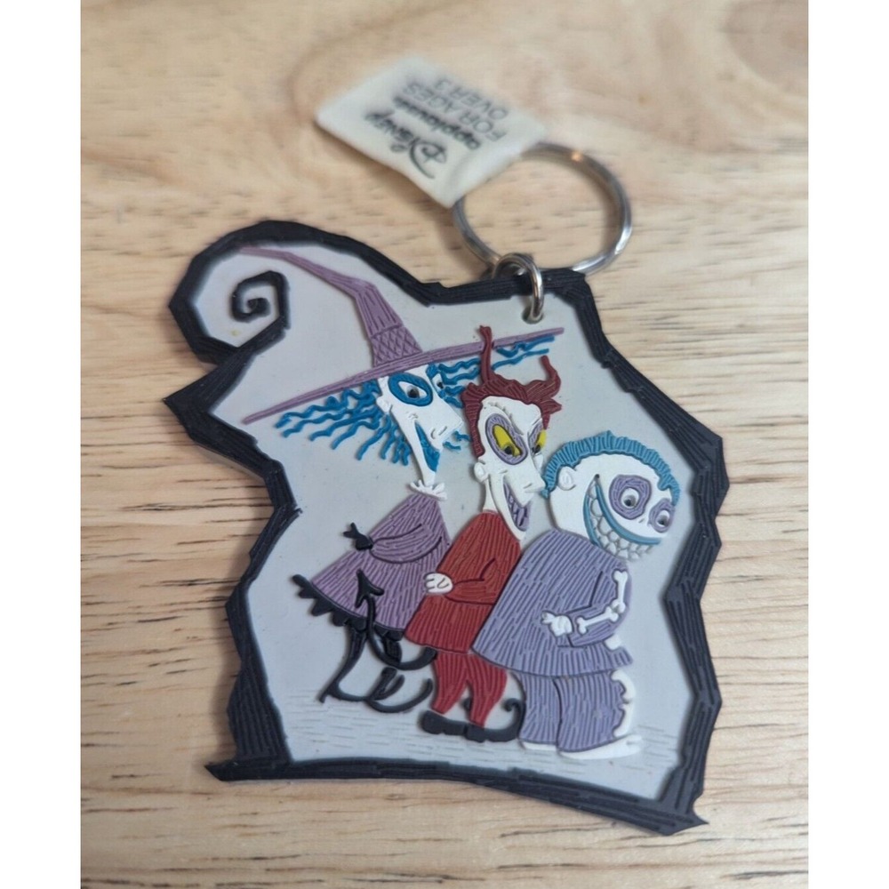 Applause Nightmare Before Christmas Lock Shock Barrel Rubber Vinyl Keychain